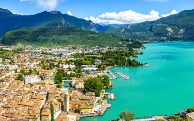 Alpské jazerá a Verona letecky 1